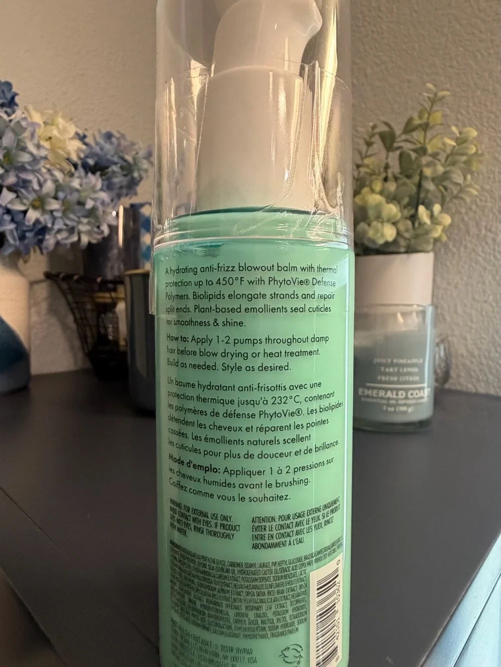 FEKKAI Clean Stylers Straight Balm — Mint Green Heat Protectant- blow out